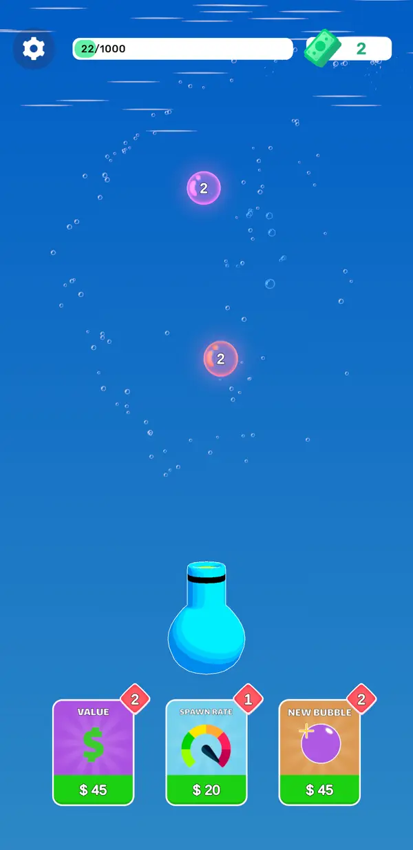 Idle Bubbles screenshot 1
